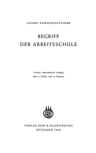 Begriff der Arbeitsschule