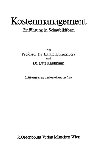 Kostenmanagement: Einführung in Schaubildform