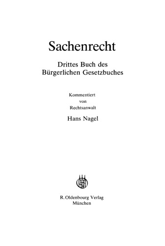 Sachenrecht