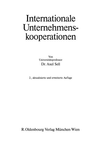 Internationale Unternehmenskooperationen