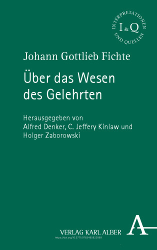Über das Wesen des Gelehrten