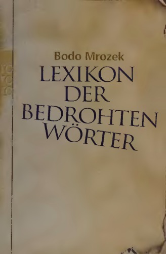 Lexikon der bedrohten Wörter