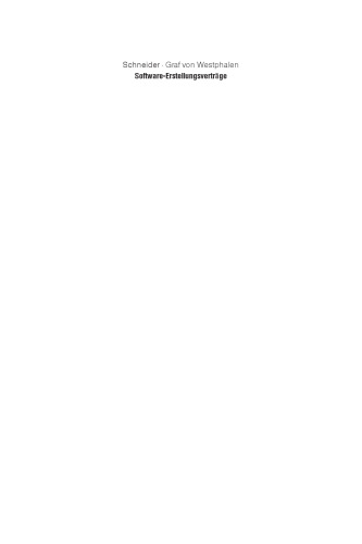 Software-Erstellungsverträge