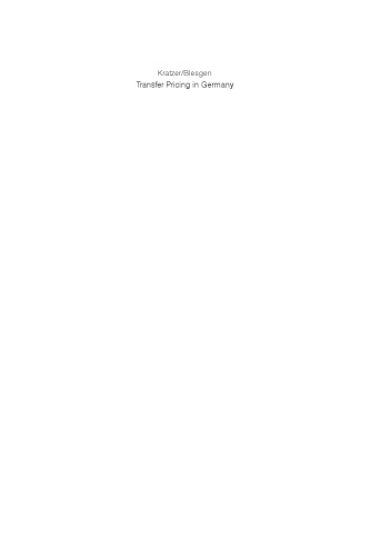 Transfer Pricing in Germany: Translation of important law and regulations