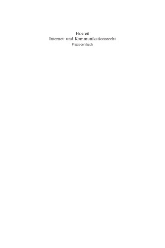Internet- und Kommunikationsrecht: Praxis-Lehrbuch