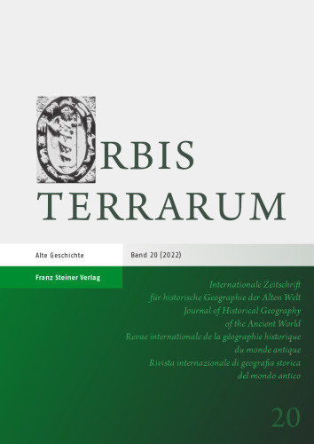 Orbis Terrarum 20 (2022): Herausgegeben:Rathmann, Michael;Mitarbeit:Bucciantini, Veronica; Daubner, Frank