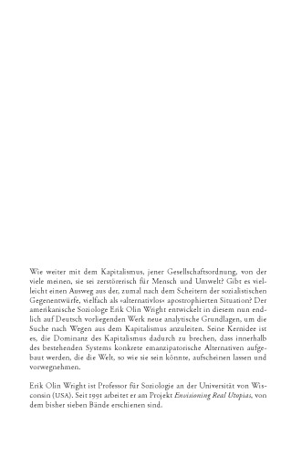Reale Utopien. Wege aus dem Kapitalismus