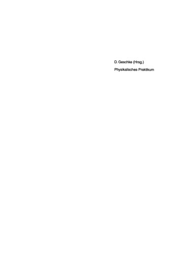 Physikalisches Praktikum