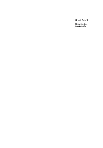 Chemie der Werkstoffe