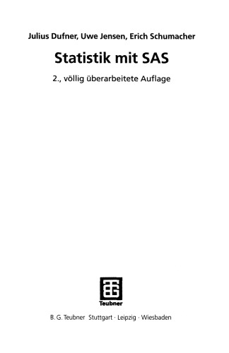 Statistik mit SAS