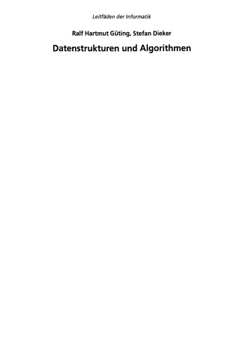 Datenstrukturen und Algorithmen
