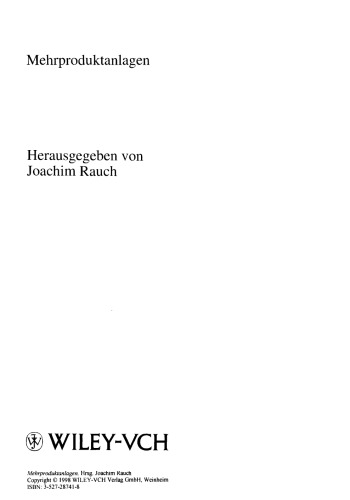 Mehrproduktanlagen