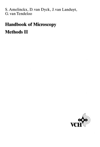 Handbook of Microscopy: Methods II: Applications in Materials Science, Solid-State Physics and Chemistry, Volume 2