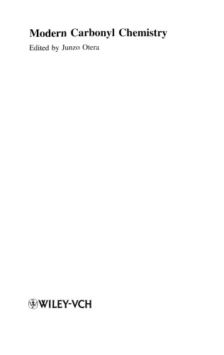 Modern Carbonyl Chemistry