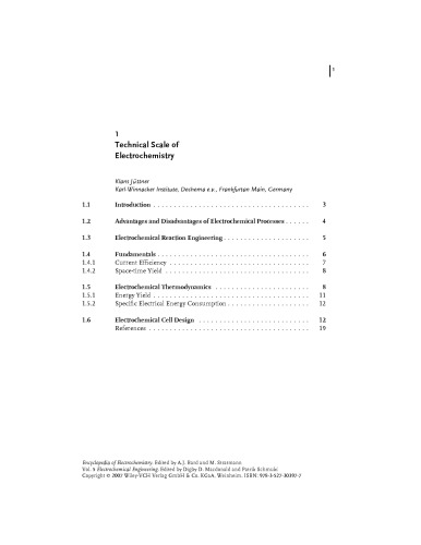Encyclopedia of Electrochemistry, Electrochemical Engineering