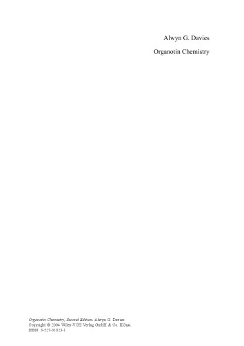 Organotin Chemistry