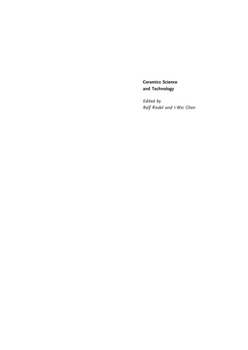 Ceramics Science and Technology, Volume 1: Structures