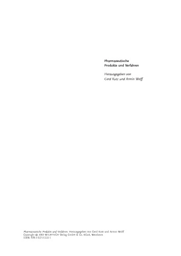 Pharmazeutische Produkte und Verfahren