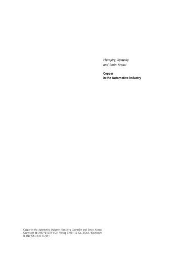 Copper in the Automotive Industry