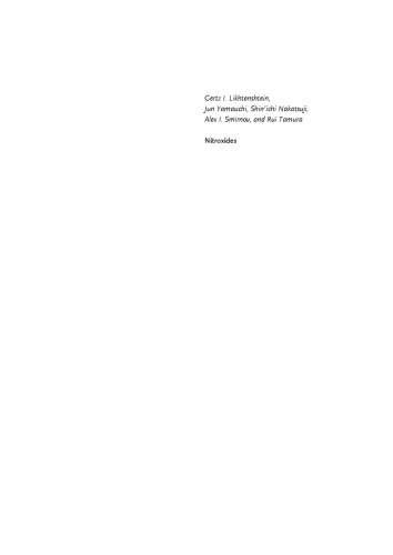 Nitroxides: Applications in Chemistry, Biomedicine, and Materials Science