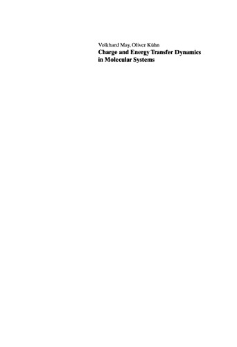 Charge and energy transfer dynamics in molecular systems