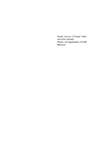 Physics and Applications of CVD Diamond