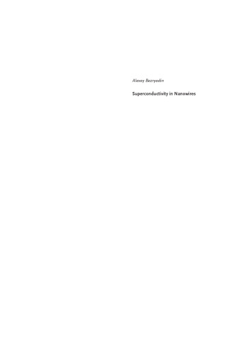 Superconductivity in Nanowires: Fabrication and Quantum Transport