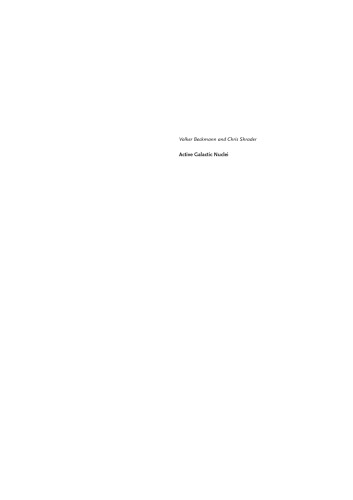 Active Galactic Nuclei