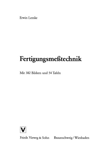 Fertigungsmeßtechnik