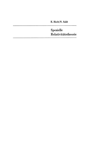 Spezielle Relativitätstheorie