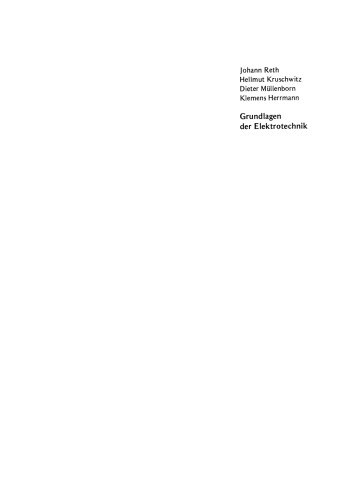 Grundlagen der Elektrotechnik