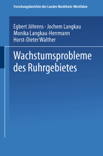 Wachstumsprobleme des Ruhrgebietes
