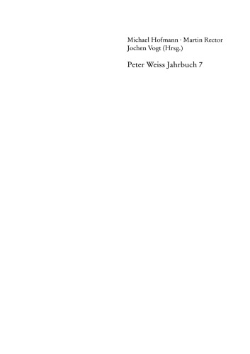 Peter Weiss Jahrbuch 7