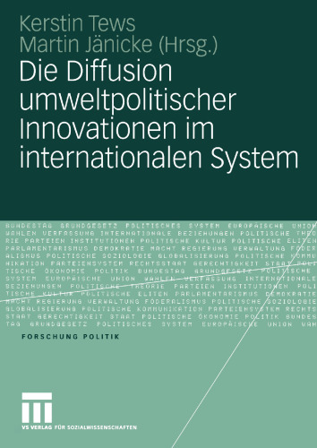 Die Diffusion umweltpolitischer Innovationen im internationalen System