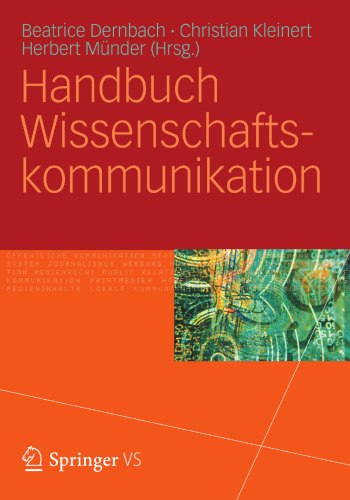 Handbuch Wissenschaftskommunikation