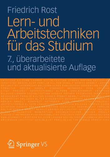 Lern- und Arbeitstechniken für das Studium
