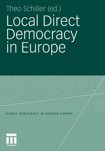 Local Direct Democracy in Europe