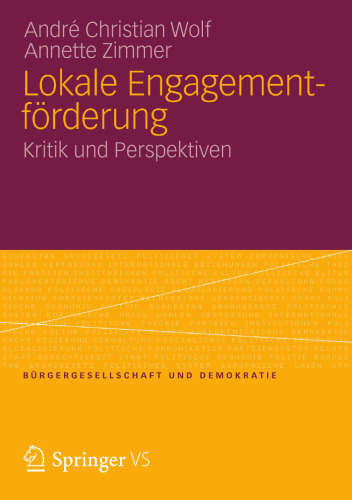 Lokale Engagementförderung: Kritik und Perspektiven