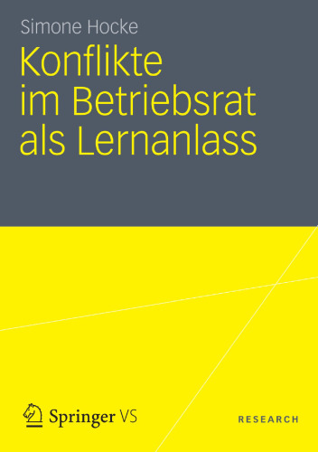 Konflikte im Betriebsrat als Lernanlass