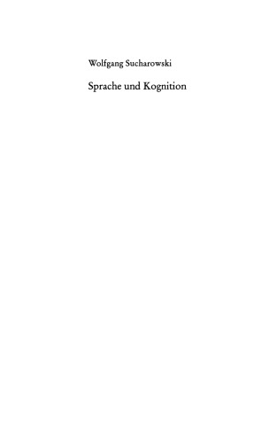 Sprache und Kognition: Neuere Perspektiven in der Sprachwissenschaft