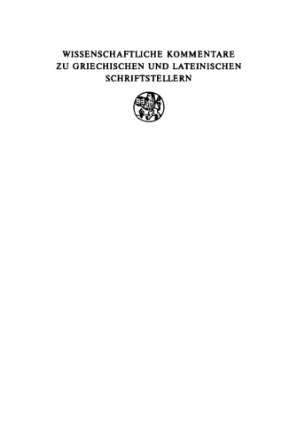 P. Vergilius Maro, Georgica Bd. 1. Einleitung, Praefatio, Text und Übersetzung
