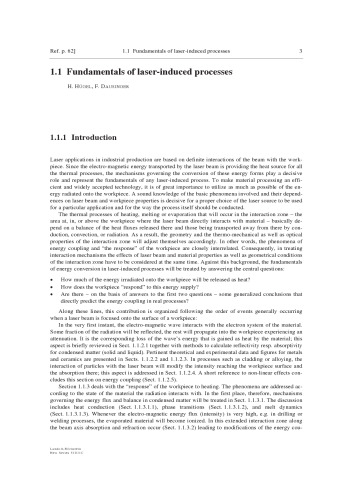 Laser Applications