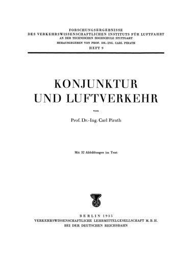 Konjunktur und Luftverkehr