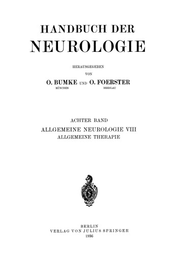 Allgemeine Therapie