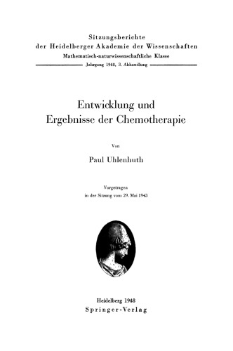Entwicklung und Ergebnisse der Chemotherapie