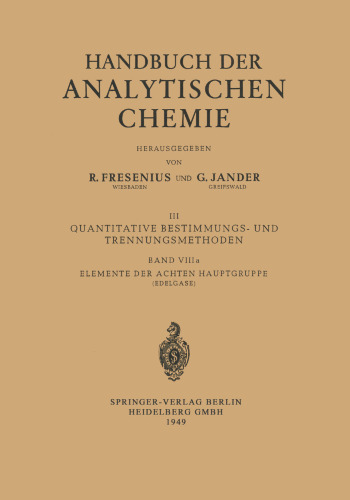 Elemente der Achten Hauptgruppe: Edelgase: Helium · Neon · Argon · Krypton · Xenon · Radon und Isotope