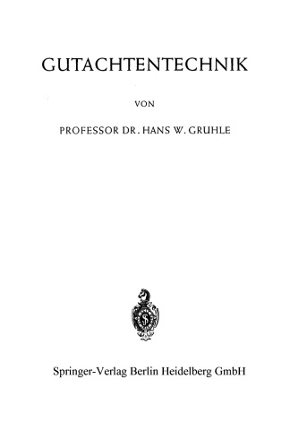 Gutachtentechnik