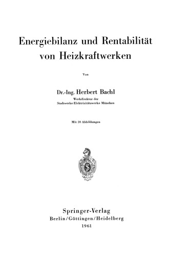 Energiebilanz und Rentabilität von Heizkraftwerken