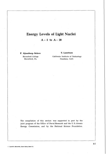 Energy Levels of Nuclei: A = 5 to A = 257