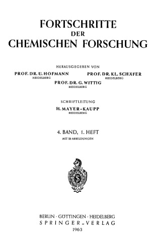 Fortschritte der Chemischen Forschung